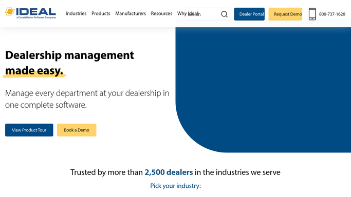 The idealcomputersystems.com homepage, the app these three jobs run in.