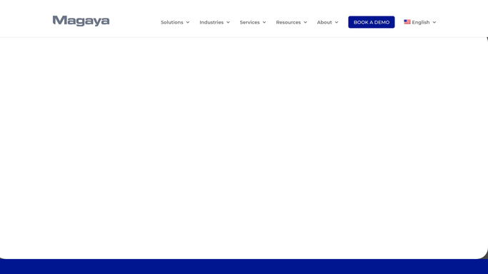 The magaya.com homepage, the app these three jobs run in.