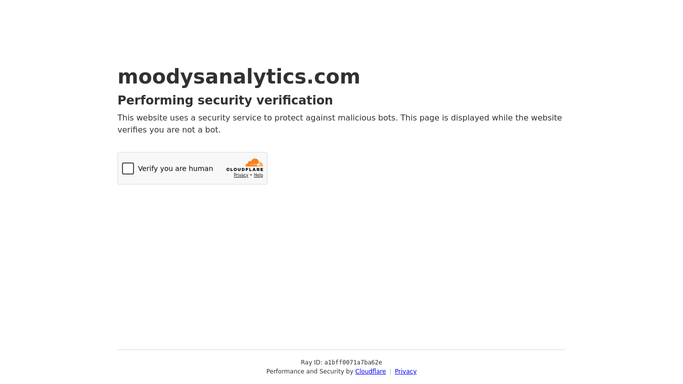 The moodysanalytics.com homepage, the app these three jobs run in.