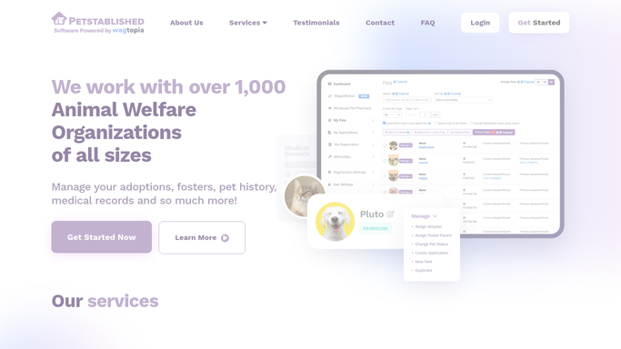 WebRun in Petstablished: find upcoming events and registrants