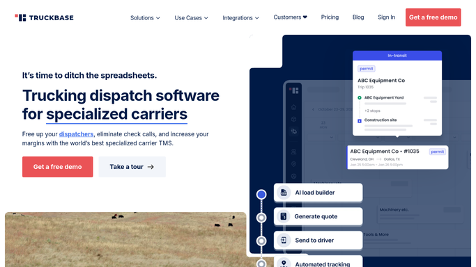 WebRun in Truckbase: find accessorial events on completed loads