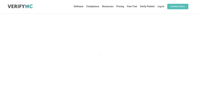 The verifymc.com homepage, the app these three jobs run in.