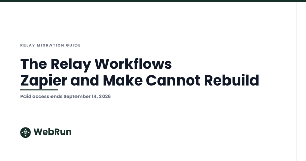 Relay migration guide — the browser-step workflows